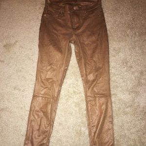 Brown Stretch Pants